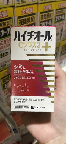 Viên Uống ngừa Mụn, Vết Thâm Hythiol-C Plus Nhât Bản 270 viên hộp to