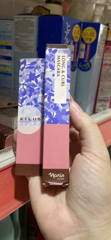 Mascara Naris Ailus Volume - Dưỡng Dày Dài Mi Chống Rụng, Hiệu Ứng 3D, Dung Tích 10g, Hàng Nhật Chính Hãng