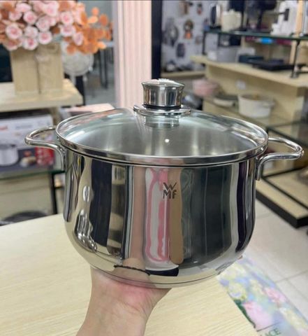 Bộ Nồi WMF Diadem Plus 3 Món - Nồi, Xoong, Chảo Inox Chất Lượng Cao, Thiết Kế Sang Trọng, An Toàn Cho Sức Khỏe