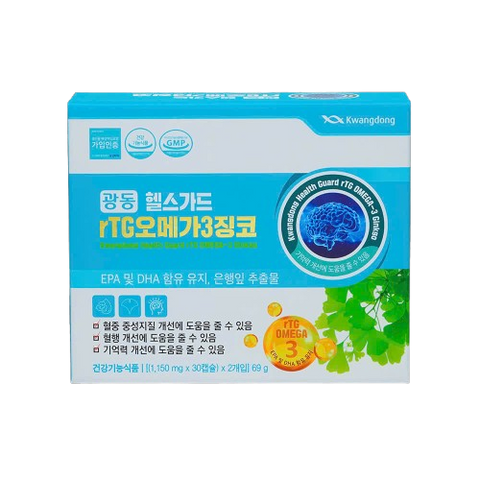 Viên uống bổ não tăng cường Omega-3 Kwangdong – 60 viên