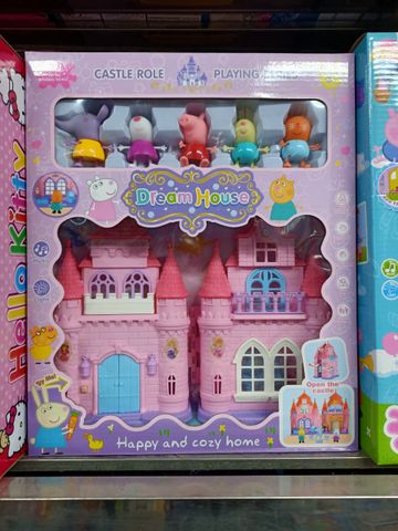 Đồ Chơi Nhà Búp Bê Heo Peppa Có Đèn LED & Âm Thanh Vui Nhộn - Quà Tặng Trẻ Em Thiết Kế Đáng Yêu