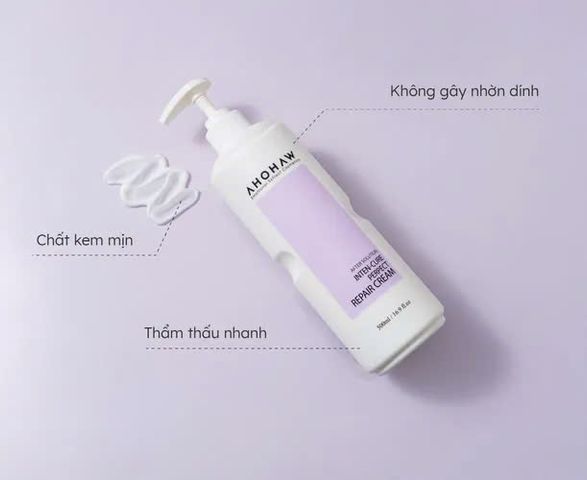 Kem Phục Hồi Da Treatment Ahohwa Inten - Giúp Da Khỏe Mạnh & Tươi Trẻ, Giãn Mao Mạch, Dưỡng Ẩm Sâu 80ml