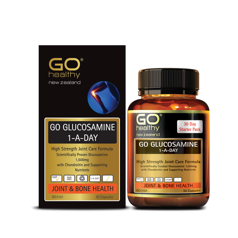 Viên Uống Bổ Xương Khớp GO GLUCOSAMINE 1-A-DAY 1500mg - Hỗ Trợ Khớp Khỏe Mạnh, Nhập Khẩu New Zealand, 30 Viên