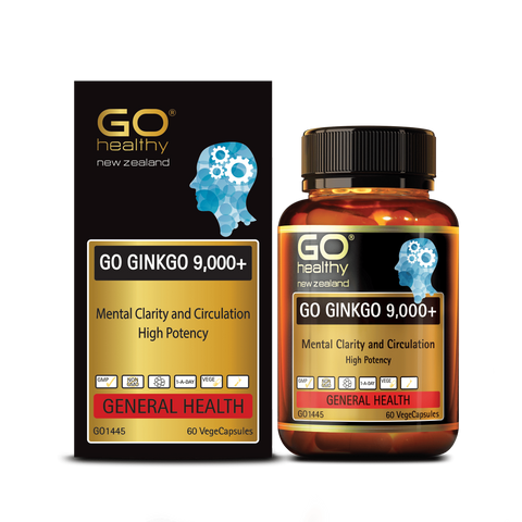 Viên uống Bổ Não Ginkgo New Zealand GO Ginkgo 9000+ 60 Viên - Hỗ Trợ Tăng Cường Trí Nhớ và Tập Trung hiệu quả