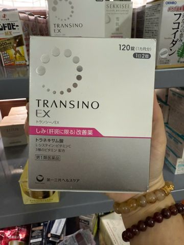 Viên uống trắng da Transino Whitening 120 viên Nhật Bản