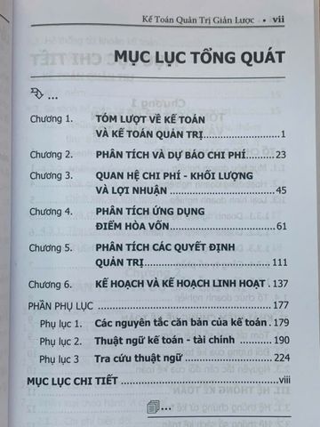 Kế toán quản tri giản lược