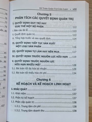 Kế toán quản tri giản lược