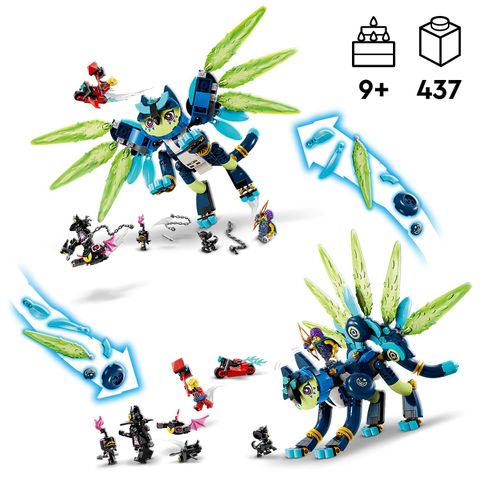 Đồ Chơi Xếp Hình Lego Dreamzzz - Bộ 437 Chi Tiết Zoey Và Zian The Cat-Owl, Khám Phá Cuộc Phiêu Lưu Thú Vị Cho Trẻ Em