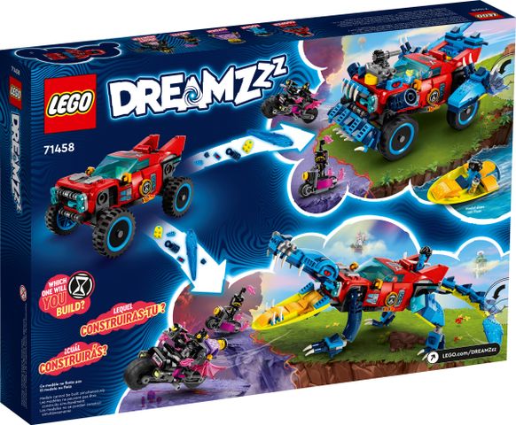 Đồ Chơi Xếp Hình Chính Hãng LEGO DREAMZzz Crocodile Car 71458 - 494 Chi Tiết