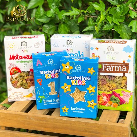 Mì Nui Rau Củ Hữu Cơ Bartolini 250g - Dành Cho Trẻ Từ 10 Tháng Tuổi Ăn Dặm, Giúp Bé Ngon Miệng và Dinh Dưỡng