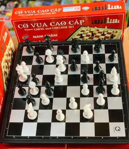 Bộ Cờ Cao Cấp Có Nam Châm Cho 2 Người Chơi - Đồ Chơi Giáo Dục Thú Vị Giúp Phát Triển Tư Duy Logic