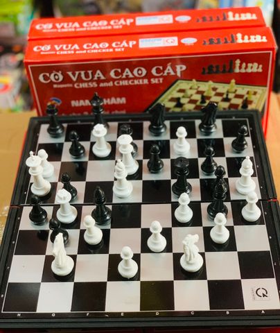 Bộ Cờ Cao Cấp Có Nam Châm Cho 2 Người Chơi - Đồ Chơi Giáo Dục Thú Vị Giúp Phát Triển Tư Duy Logic