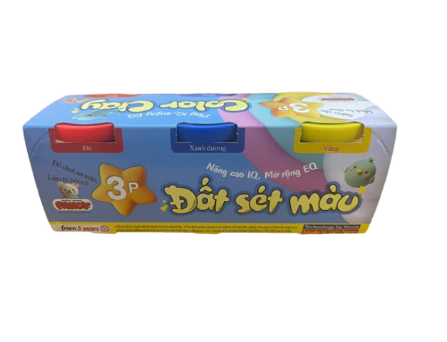 Bột Nặn Màu Sắc Pandy Cho Bé - Bộ 3 Hủ Đất Nặn Lành Tính, An Toàn Cho Trẻ Em - Khám Phá Sáng Tạo Nghệ Thuật