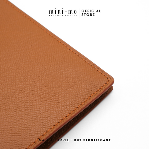 Bìa Da Hộ Chiếu MINI-MO Da Bò EPSOM Cao Cấp - Chống Thấm, Chống Xước, Sang Trọng, Tiện Lợi Cho Du Lịch
