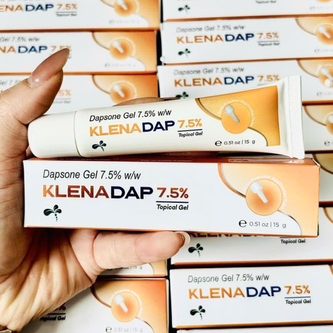 Gel Klenadap 7.5% Chống Mụn Nội Tiết và Mụn Ẩn - Trị Mụn Hiệu Quả 15g từ Ấn Độ