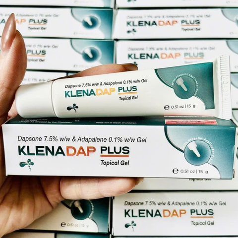 Gel Klenadap 7.5% Chống Mụn Nội Tiết và Mụn Ẩn - Trị Mụn Hiệu Quả 15g từ Ấn Độ