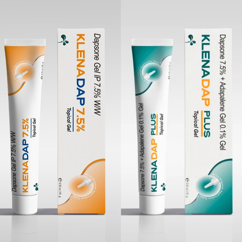Gel Klenadap 7.5% Chống Mụn Nội Tiết và Mụn Ẩn - Trị Mụn Hiệu Quả 15g từ Ấn Độ