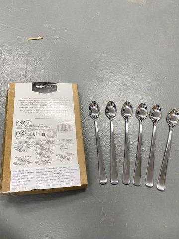 Bộ 6 Thìa Cà Phê Inox Cao Cấp - Đồ Gia Dụng Nhà Bếp Thực Dụng, Dễ Dàng Vệ Sinh, Thiết Kế Tinh Tế từ Dr Michaels Mỹ