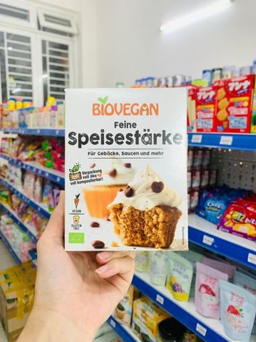 Tinh Bột Bắp Hữu Cơ Biovegan 250g - Có Tách Lẻ - DATE: 30/06/2028