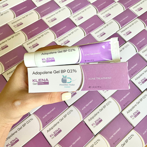 Kem Gel Klena Adapa 0.1% - Trị Mụn Trứng Cá và Mụn Ẩn, Làm Mịn Da, Hỗ Trợ Giảm Nhờn, Dưỡng Ẩm 30g