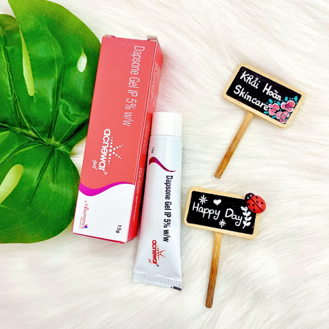 Gel Trị Mụn Acnewar 5% - Giảm Mụn Viêm, Mụn Nội Tiết, Mụn Ẩn, Cải Thiện Da, Chống Mụn Hiệu Quả 15g