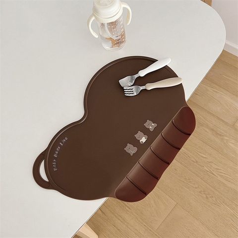 Thảm Lót Silicon, Tấm Trải Bàn Ăn Cho Bé Tập Ăn Tiện Dụng Chống Thấm