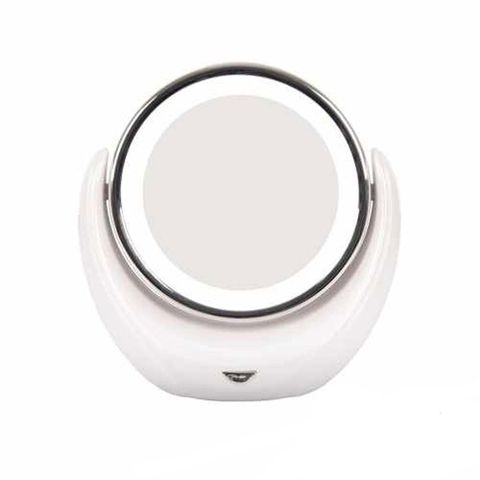 Gương trang điểm mini hai mặt 360 độ Rio MMLD - Gương ánh sáng, tiện lợi cho phái đẹp khi làm đẹp và du lịch.