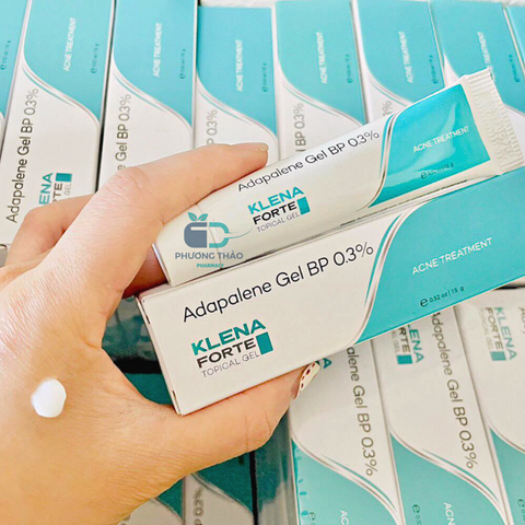 Gel Bôi Ngoài KLena Forte 0.3% Ngừa Mụn Ẩn, Trị Mụn Viêm và Dưỡng Da - 15g