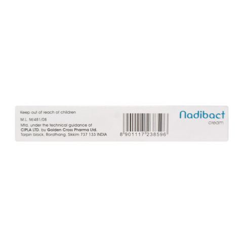 Kem Trị Mụn Nadibact 10g - Hỗ Trợ Giảm Mụn Trứng Cá Hiệu Quả, Chống Nhiễm Khuẩn Da