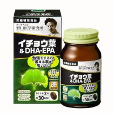 Viên uống bổ não, tr.ị tiền đình DHA EPA Ginkgo Noguchi Nhật Bản 60v
