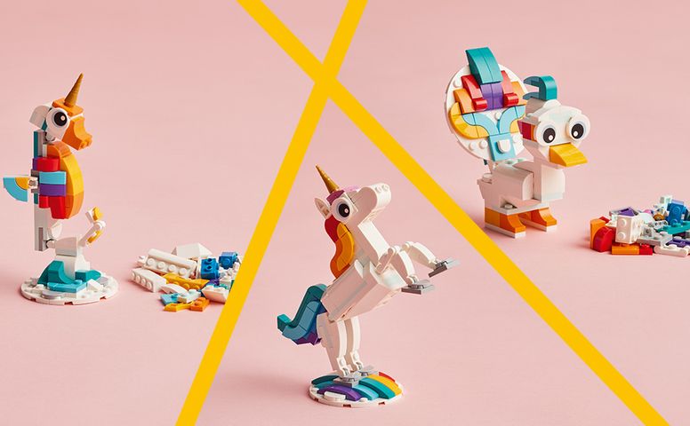 Đồ Chơi Xếp Hình Chính Hãng LEGO Creator Magical Unicorn 31140 - 145 Chi Tiết