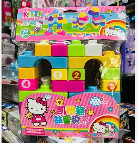 Bộ xếp hình Hello Kitty 29 chi tiết - Đồ chơi xếp hình sáng tạo cho bé gái - Khuyến khích trí tưởng tượng và phát triển kỹ năng vận động