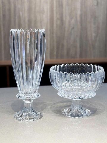 Chân Bồng Pha Lê Vessen King Crystal 2025 - Lọ Hoa Sang Trọng, Đẳng Cấp, Quà Tặng Ý Nghĩa Cho Ngày Kỷ Niệm, Sinh Nhật