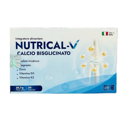 Viên Uống Nutrical V Bổ Sung Canxi Kẽm Magie & Vitamin D3 K2 Cho Phụ Nữ Có Thai & Cho Con Bú - Hộp 30 Viên