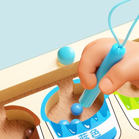 Bảng Gỗ Montessori Phân Biệt Màu Sắc và Số Đếm 30x22 cm - Đồ Chơi Học Tập Cho Trẻ Từ 3 Tuổi