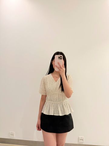 Quần váy dáng chữ A kèm khóa kéo bên hông QJ263