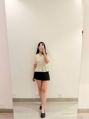 Quần váy dáng chữ A kèm khóa kéo bên hông QJ263