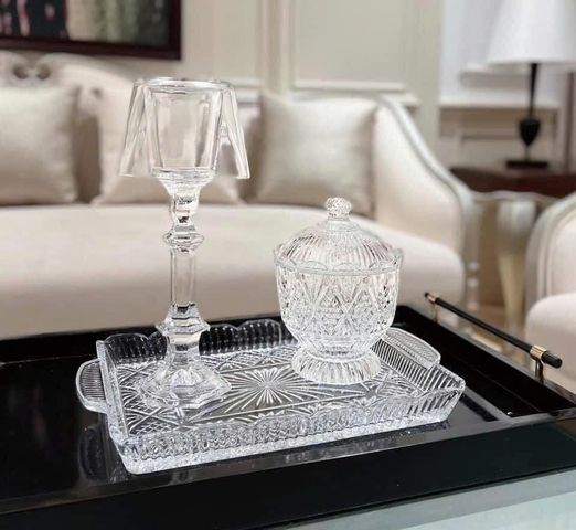 Khay Pha Lê Godinger Dublin - Khay Đựng Trái Cây Sang Trọng, Thiết Kế Hiện Đại, Quà Tặng Đặc Biệt cho Gia Đình và Bạn Bè