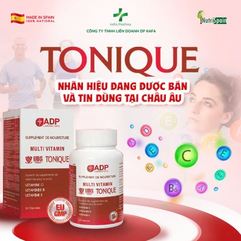 Viên Uống Bổ Sung Canxi TONIQUE - Hỗ Trợ Khỏe Xương, Vitamin D & Khoáng Chất Thiết Yếu, Hộp 30 Viên, Phục Hồi Sức Khỏe