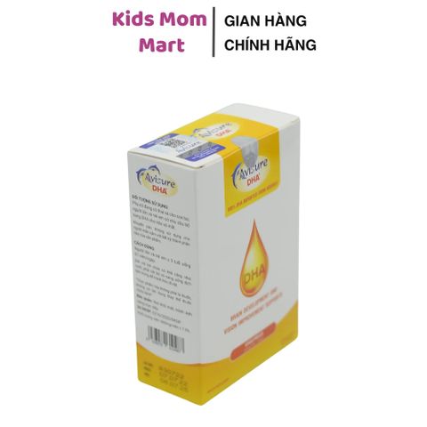 DHA Avisure Cho Bà Bầu - Viên Uống Phát Triển Trí Não và Thị Giác Em Bé, Hộp 30/60V, Công Nghệ Na Uy, Tinh Khiết Cao Cấp