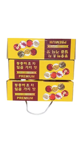 Trà Đông Trùng Hạ Thảo 7 Vị Thảo Mộc Hộp 30 gói