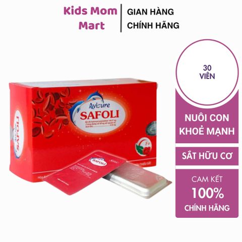 Viên Bổ Sung Sắt và Acid Folic Cho Bà Bầu Safoli Avisure - Dinh Dưỡng Thiết Yếu Giúp Mẹ Khỏe Mạnh và Thai Nhi Phát Triển Tốt