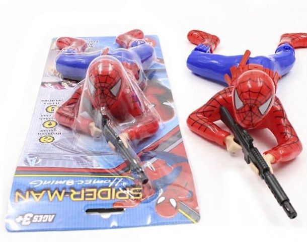 Đồ Chơi Siêu Nhân Người Nhện Spider-Man Pin LED Âm Thanh - Đồ Chơi Trẻ Em Phát Triển Tư Duy và Sáng Tạo