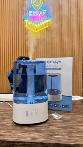 Máy Phun Sương Tạo Độ Ẩm Lomaya - Thiết Bị Khuếch Tán Tinh Dầu, Giúp Chăm Sóc Da và Bảo Vệ Sức Khỏe Hô Hấp, Đèn Ngủ Đổi Màu