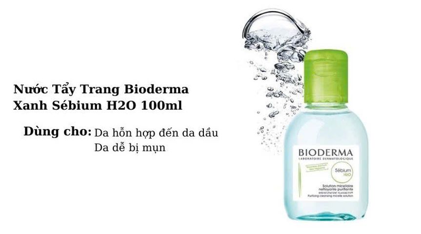 Dung dịch làm sạch và tẩy trang công nghệ Micellar Bioderma - 100ml