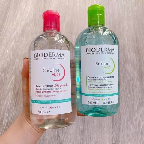 Nước Tẩy Trang Bioderma Sensibio H20 500ml - Tẩy Trang Dịu Nhẹ Cho Da Nhạy Cảm, Làm Sạch Và Dưỡng Ẩm Tối Ưu
