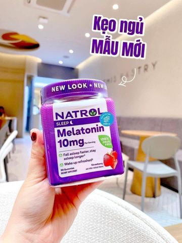 Kẹo dẻo giúp ngủ ngon M.E.L.A.T.O.N.I.N 10MG NATROL 90 VIÊN