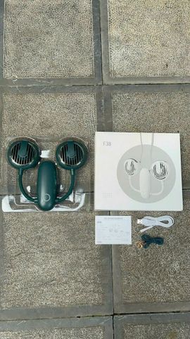 Quạt Tích Điện Đa Năng Quay 360 Độ F38 - Quạt Mini Pin Bền, Thiết Kế Dễ Dàng Sử Dụng, Thoải Mái Trong Mùa Hè