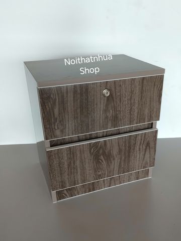 Tủ Đầu Giường 2 Ngăn Kéo Ophelia - Nhựa Cao Cấp, Đã Lắp Sẵn, Tiện Lợi Cho Phòng Ngủ, Có Khóa, Gọn Gàng Thẩm Mỹ
