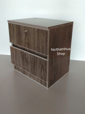 Tủ Đầu Giường 2 Ngăn Kéo Ophelia - Nhựa Cao Cấp, Đã Lắp Sẵn, Tiện Lợi Cho Phòng Ngủ, Có Khóa, Gọn Gàng Thẩm Mỹ